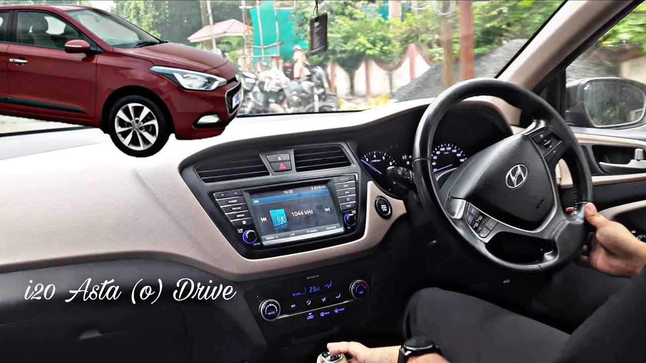 POV Driving Hyundai i20 Asta (O) Petrol 2017 Top end Varient ( Feature Loaded Hatch) 