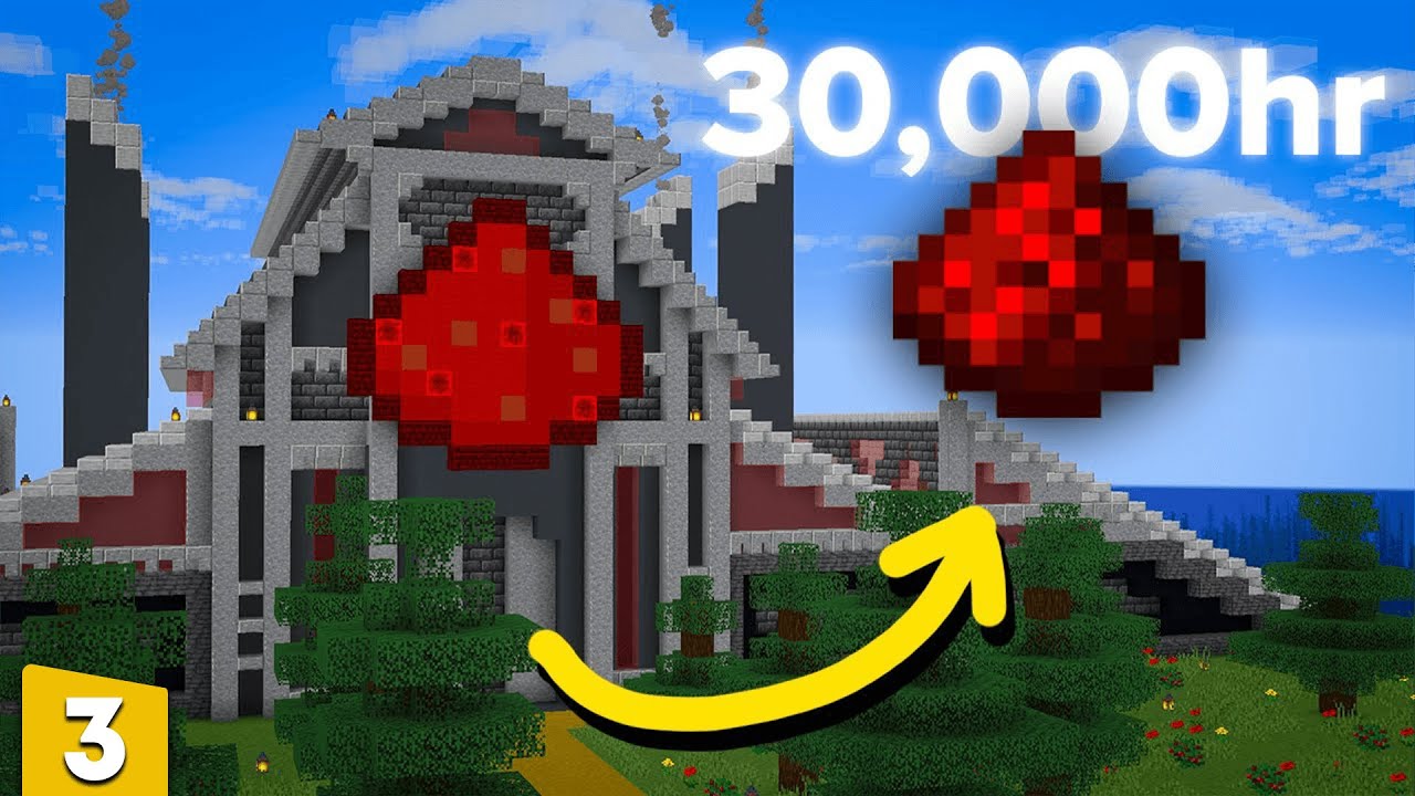 I Built an Overpowered Redstone Farm in Minecraft!