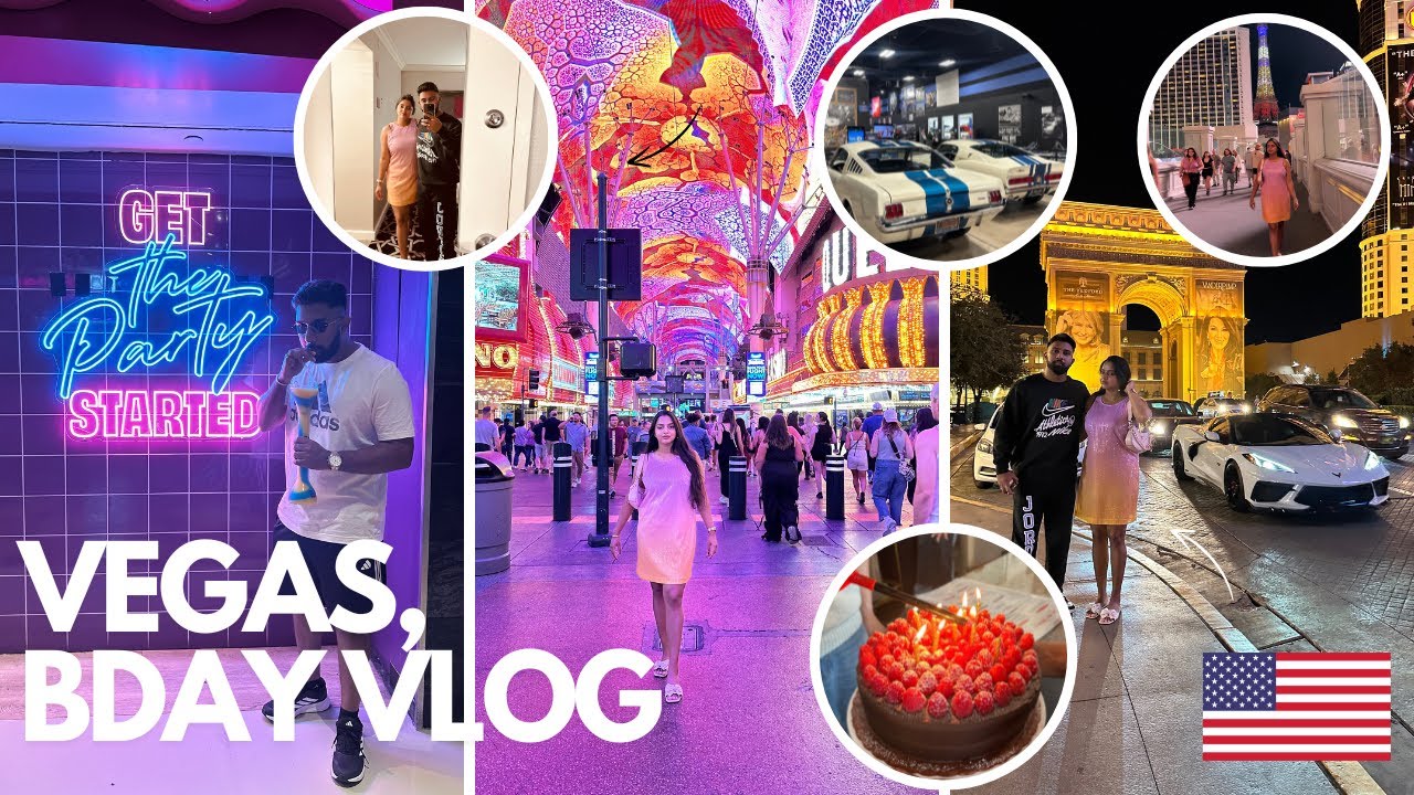 LAS VEGAS BDAY VLOG (ලංකන් couple🇱🇰🇺🇸)