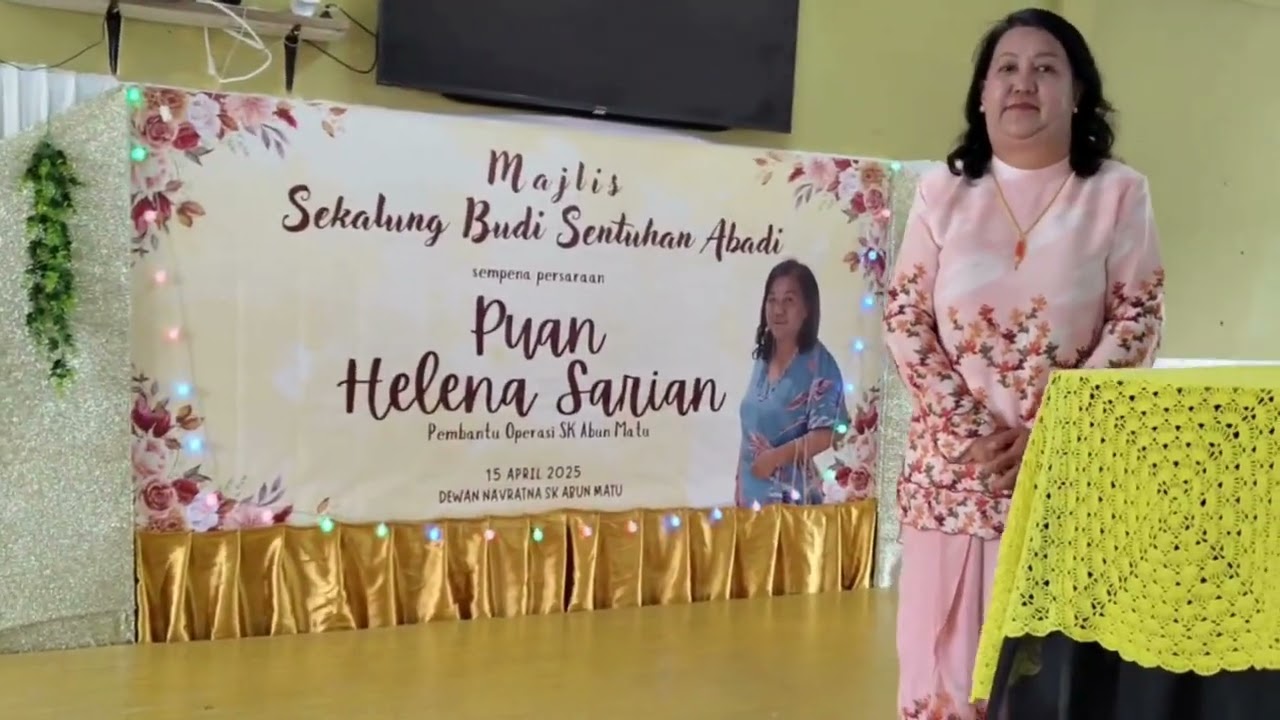Majlis Sekalung Budi Sentuhan Abadi Sempena Persaraan Puan Helena Sarian