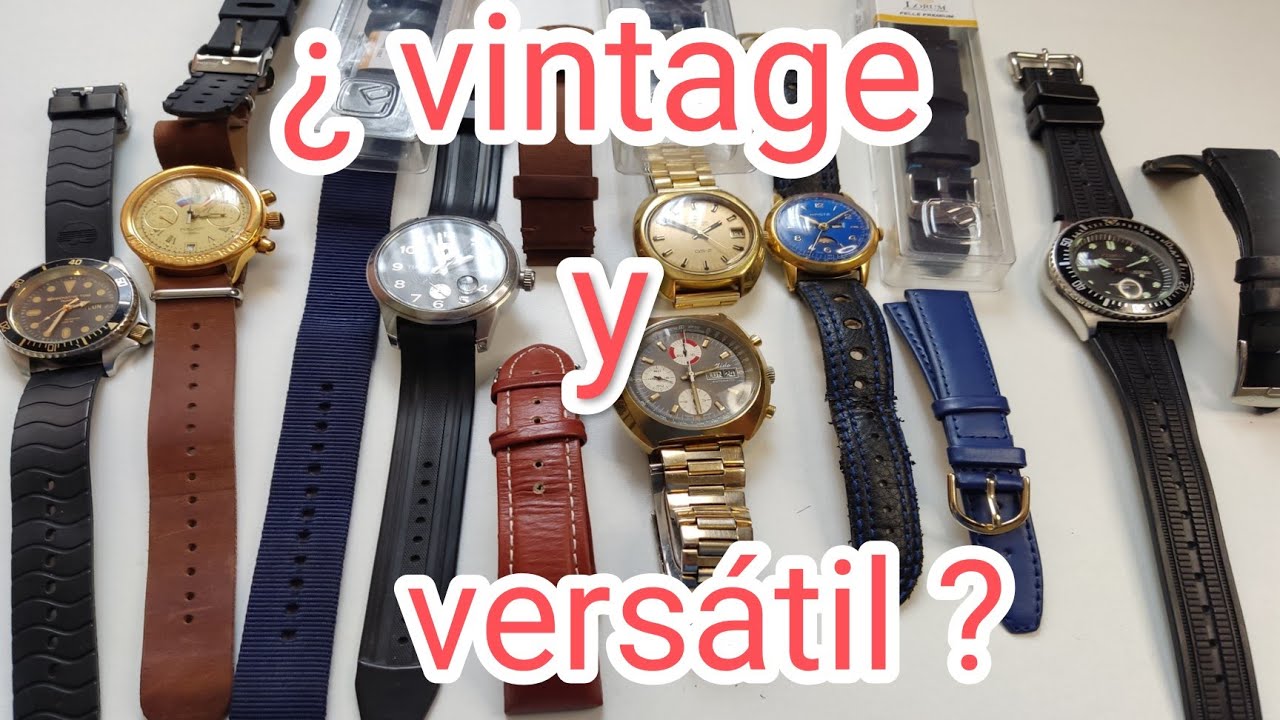 ¿Puede un reloj vintage ser versátil?