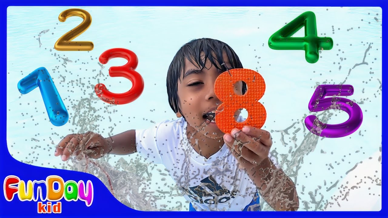 Number MAT | Finding Number in a Water Park | Learn to Count from 1 to 10 with Apu - @FunDayKid