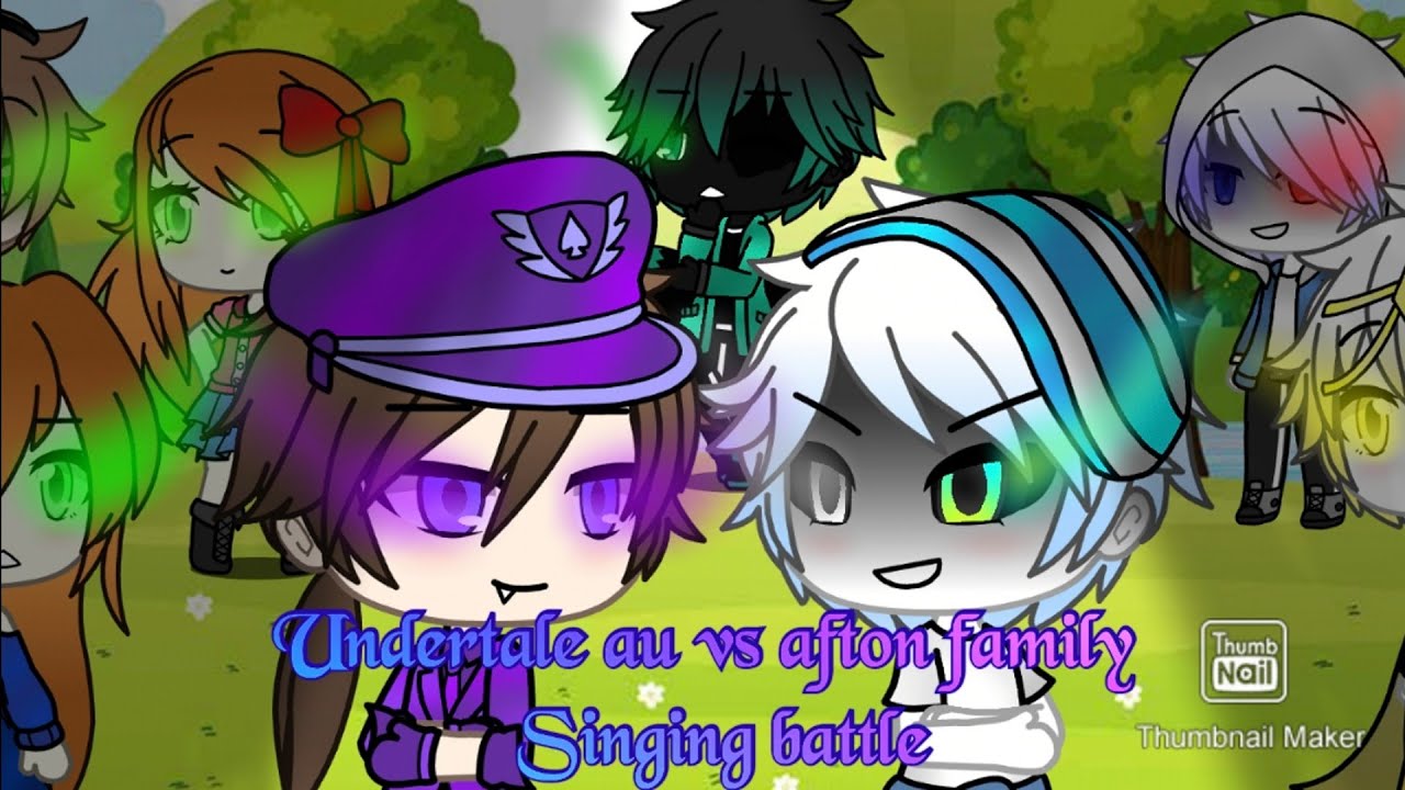 Afton family vs undertale au sans (singing battle)