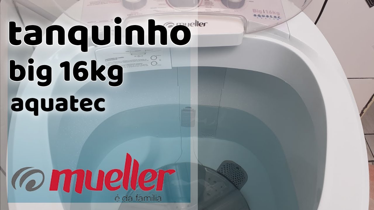Tanquinho mueller big 16kg Veja tudo que precisa sabe antes de comprar washing machine review.