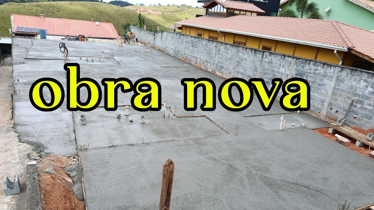 Construção pavimento térreo 
