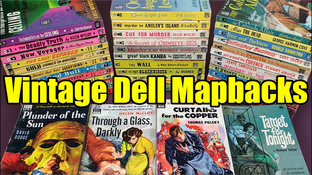 Vintage Dell - Mapbacks - Paperbacks - 1943 to 1962 - Cleaning My Collection!