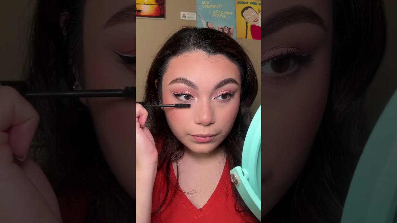 Quick try on of It Cosmetics Super hero Mascara #makeup #mascara #itcosmetics #makeuptutorial p