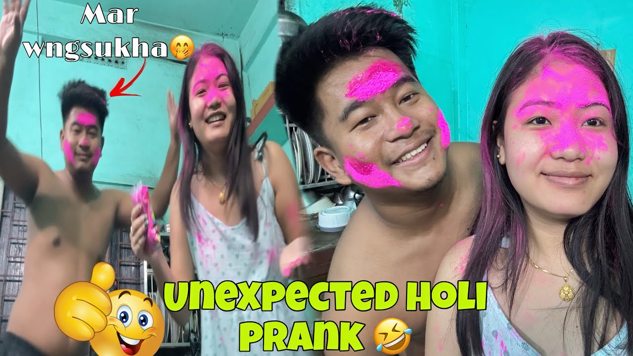 Unexpected Holi Prank for Me 🤦🏼‍♀️ | Ano prank khy mani mar wng sukha 🤣 | Happy holi guys 🤗  