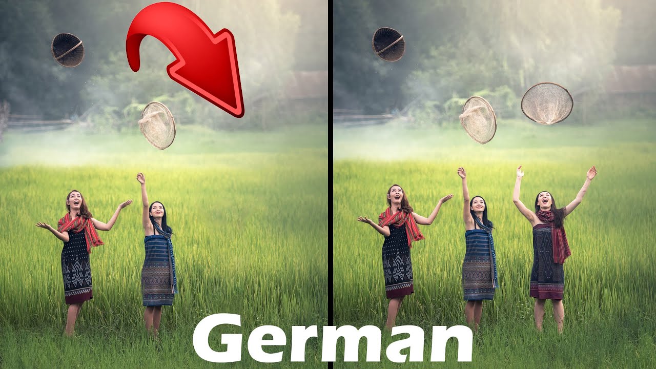 Objekte schnell entfernen mit Photoshop // German