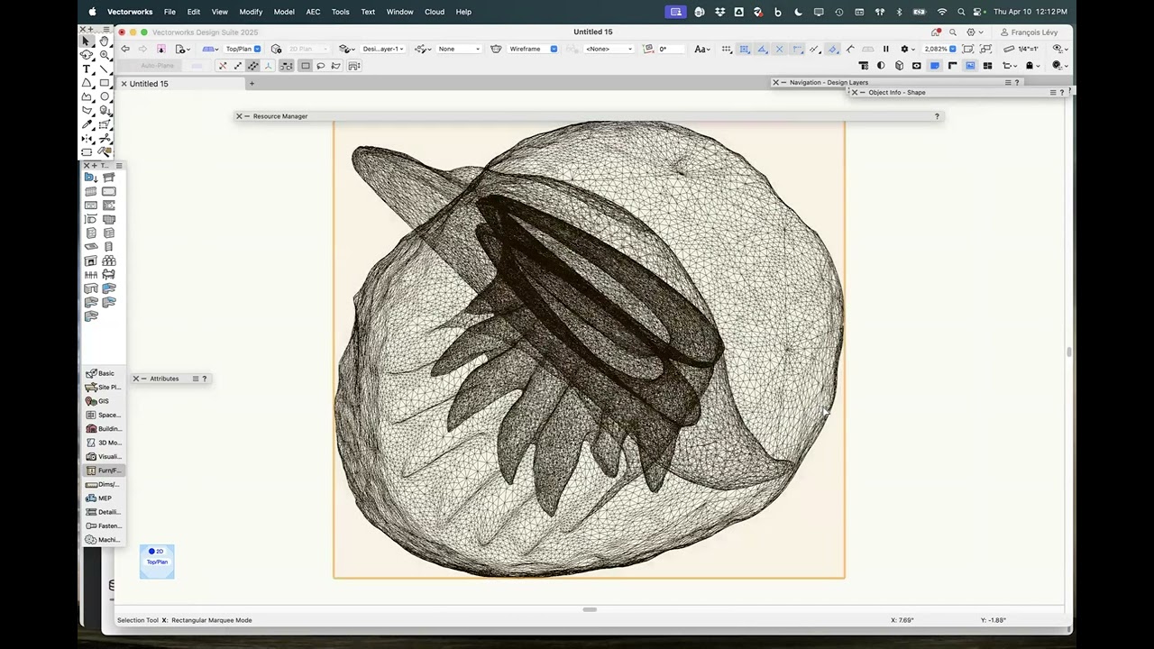 Austin Vectorworks Community, April, 2025: Reality Capture (Photos to 3D)
