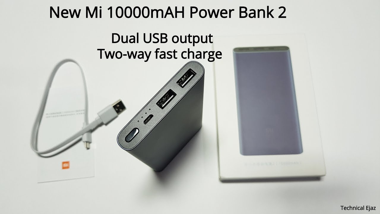 New Xiaomi Mi 10000mAH Power Bank 2 (2018) Unboxing Review And Charging Test