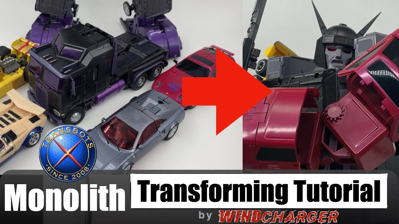 Transforming Tutorial: X-Transbots MX Monolith Alt-Modes to Combined-Mode