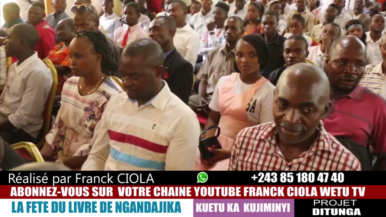 DITUNGA : LA FETE DU LIVRE  AU KASAI - NGANDAJIKA SUITE ET FIN 30 AVRIL 2021