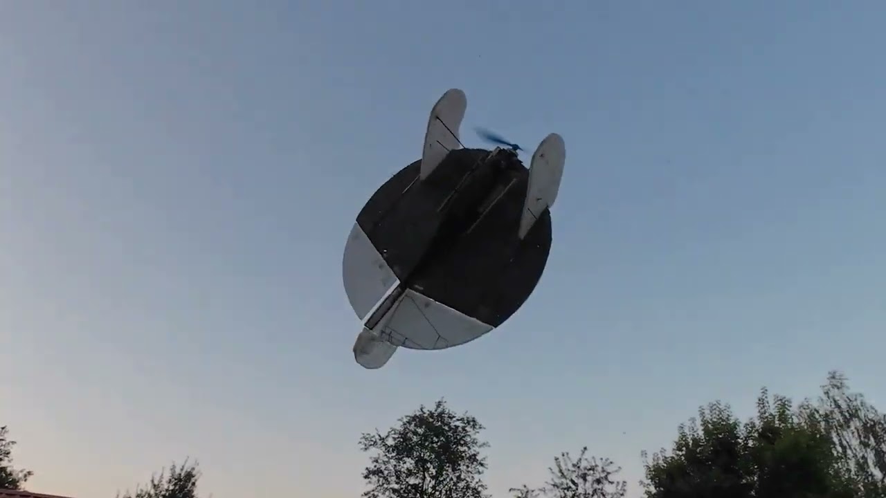 Bicircus caelestis. Летающее круглое в плане крыло биплан.