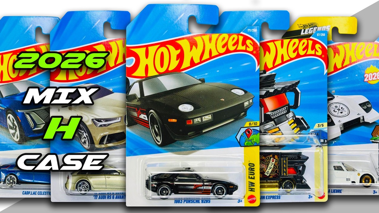 Витрина - Полные комплекты моделей Hot Wheels 2026 Mix H Case.