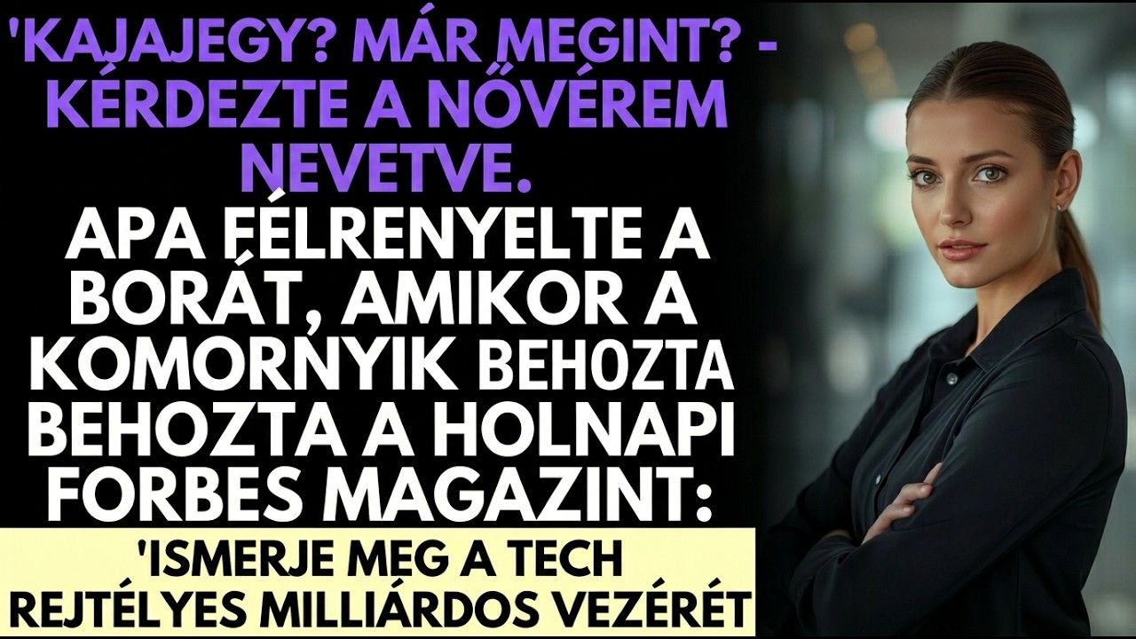 Vacsorán: „Még ételjegyek?” Aztán jött a Forbes-címlapom.