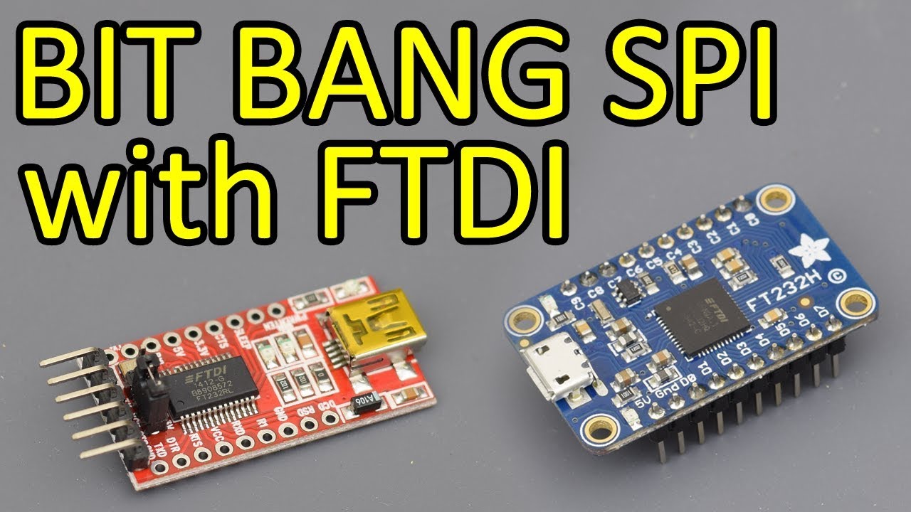 Bit Bang FT232 to Control SPI Devices