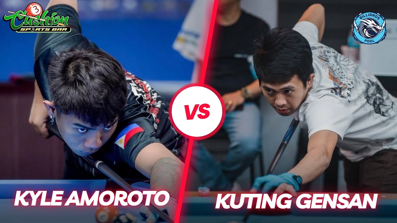 🔴BILLIARDS | KYLE AMOROTO VS KUTING GENSAN | RACE 18