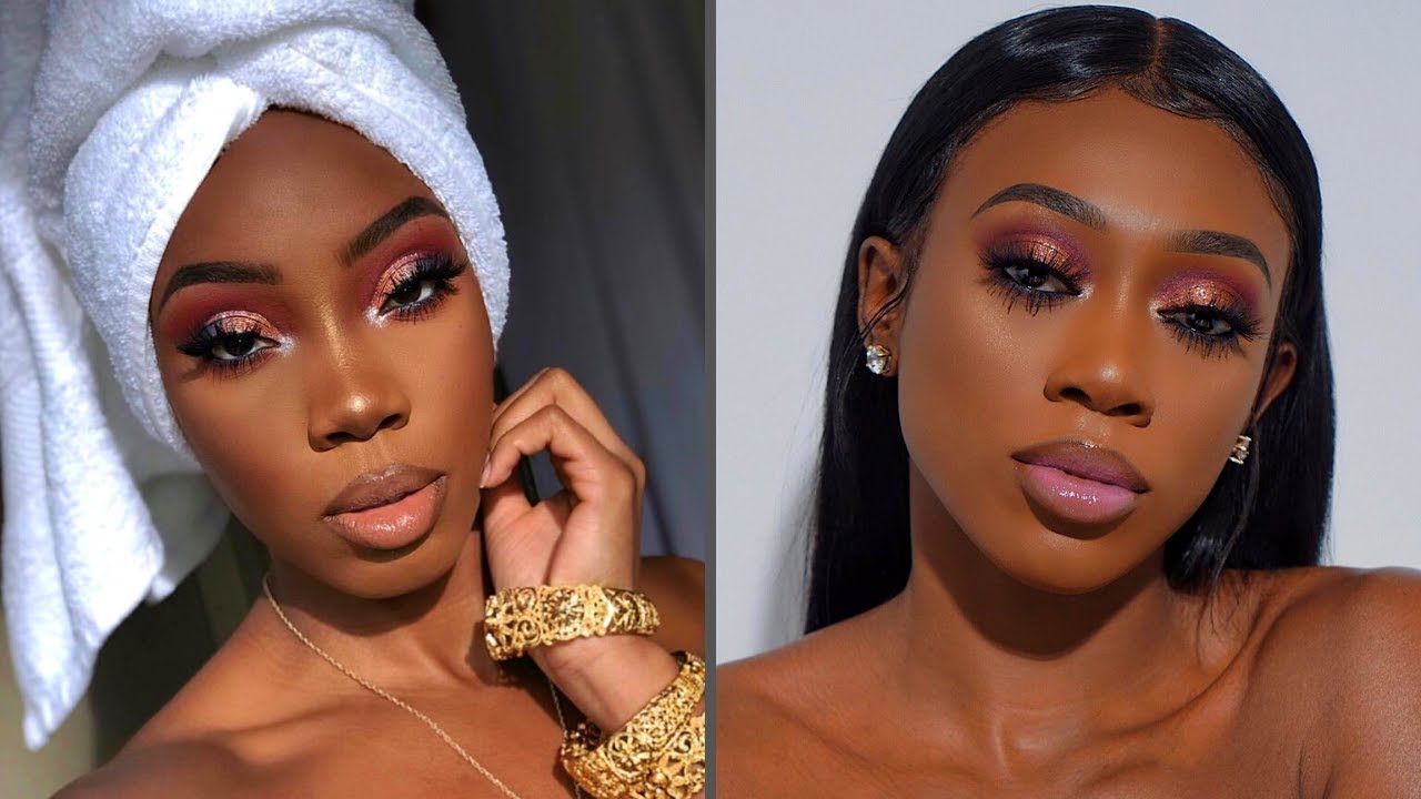 Dark Skin Makeup 2020 Compilation 👩🏾‍🦱💖 #4