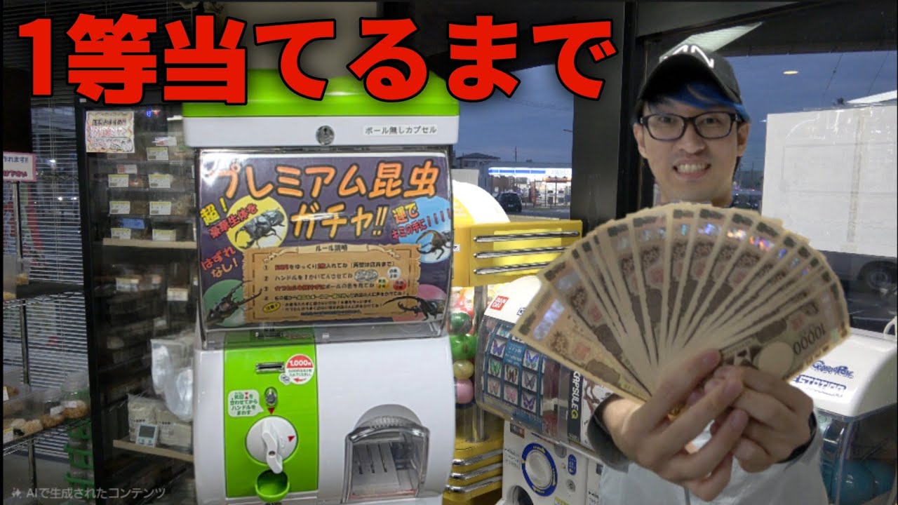 中部地方最大級の昆虫ショップあった1回1000円の昆虫ガチャを当てるまで回した結果