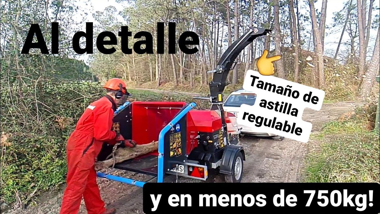 ASTILLADORA de hasta 17,5 CM😱😱😱😱😱😱