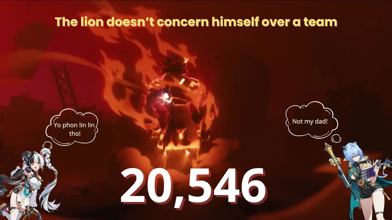 The lion doesn't concern himself over a TEAM! Solo Run Deadly Assault!