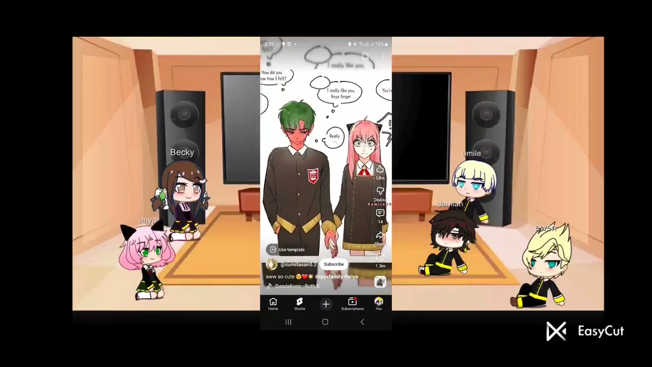 Anya classmate's react to anya x damian 😘❤️🌸