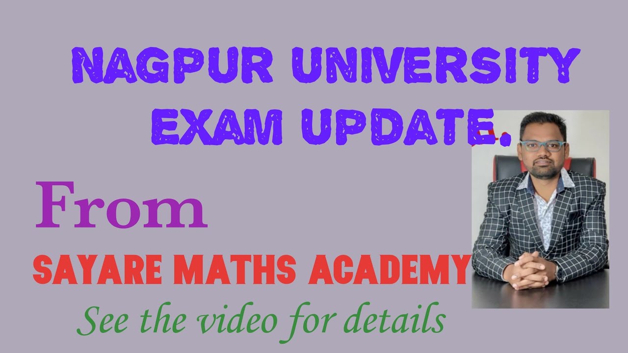 Nagpur University Exam Updates