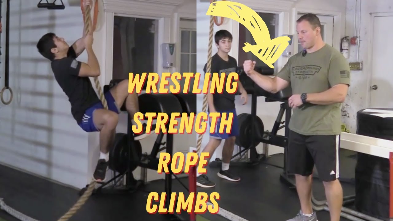 Wrestling Strength: ROPE CLIMB Progressions & Regressions