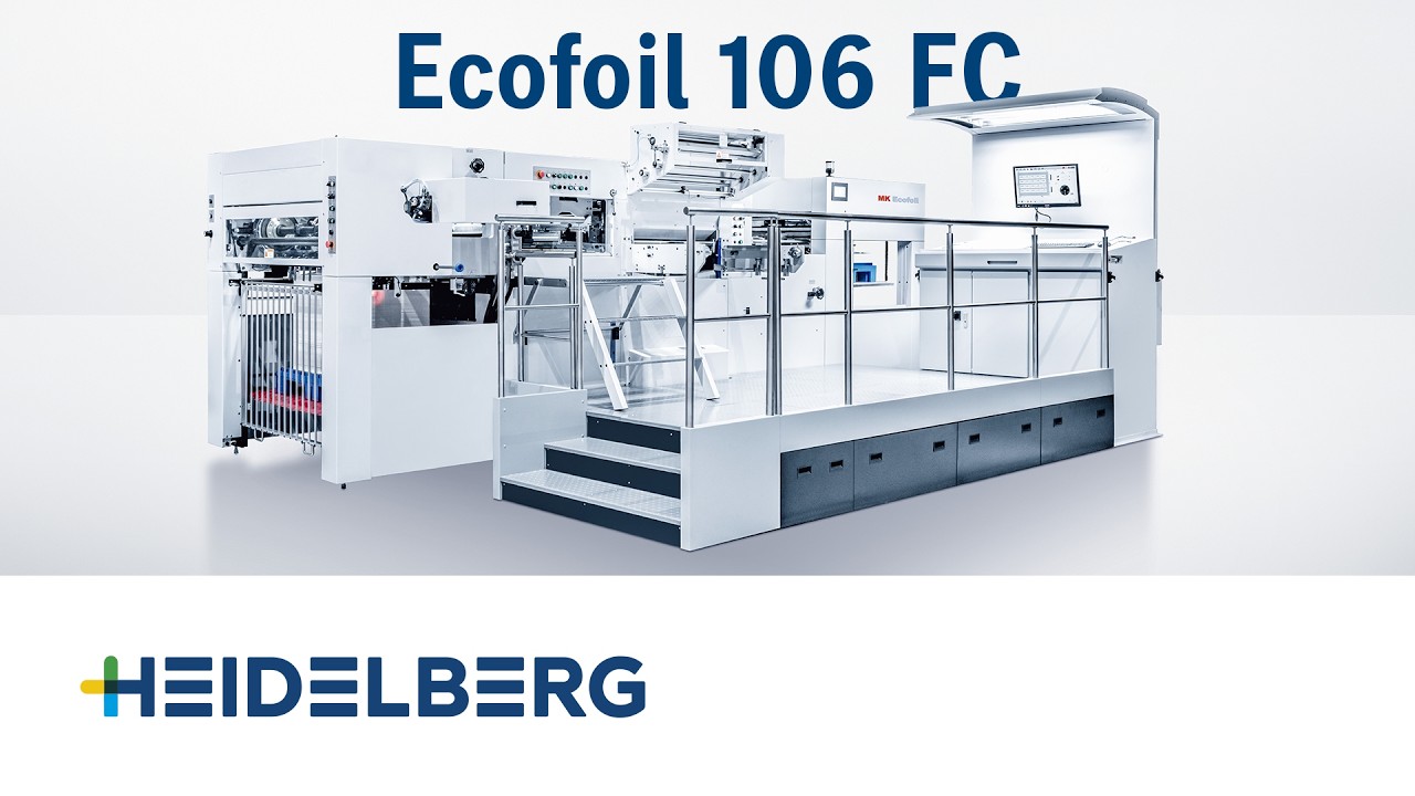 Ecofoil 106 FC: Value-Class Hot Foil Stamping by MK Masterwork & HEIDELBERG