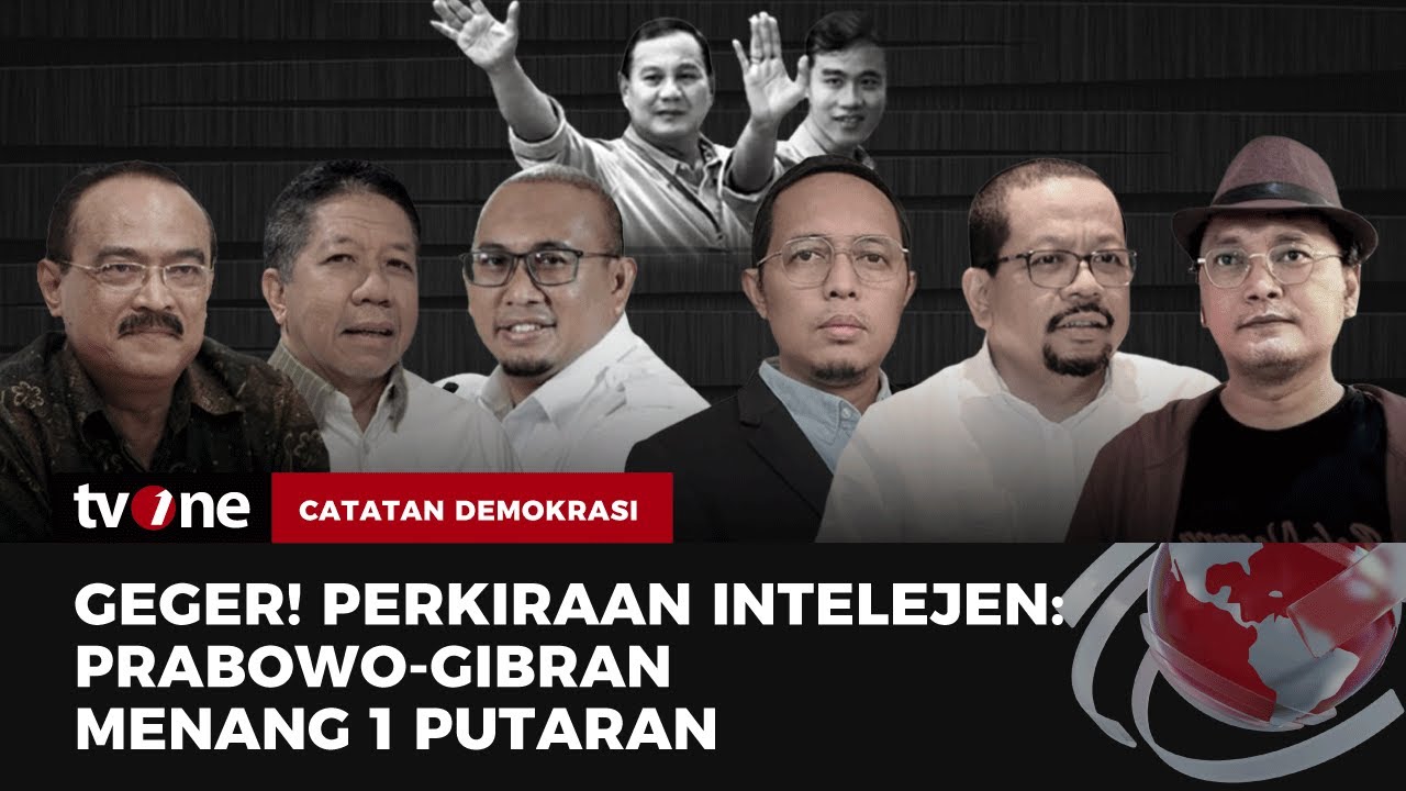 [FULL] Geger! Perkiraan Intelejen: Prabowo Gibran Menang Satu Putaran | Catatan Demokrasi tvOne