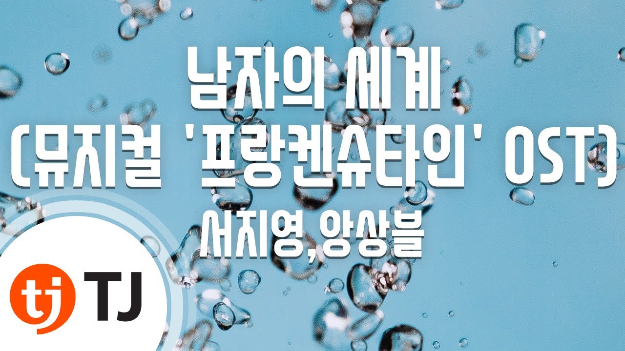[TJ노래방] 남자의세계(뮤지컬'프랑켄슈타인' OST) - 서지영,앙상블 / TJ Karaoke