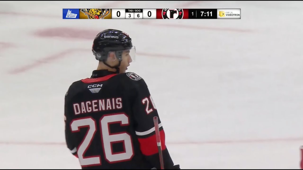 1st overall pick in the QMJHL Maddox Dagenais has been a beast in his first 10 games with Quebec