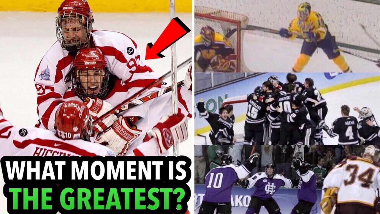 What is the GREATEST Moment in College Hockey History?