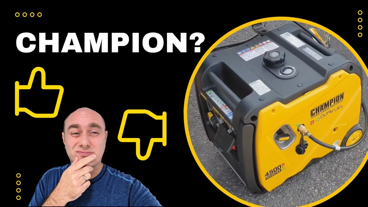 Мой обзор двухтопливного инверторного генератора Champion мощностью 4500 Вт — тихого и мощного ге...