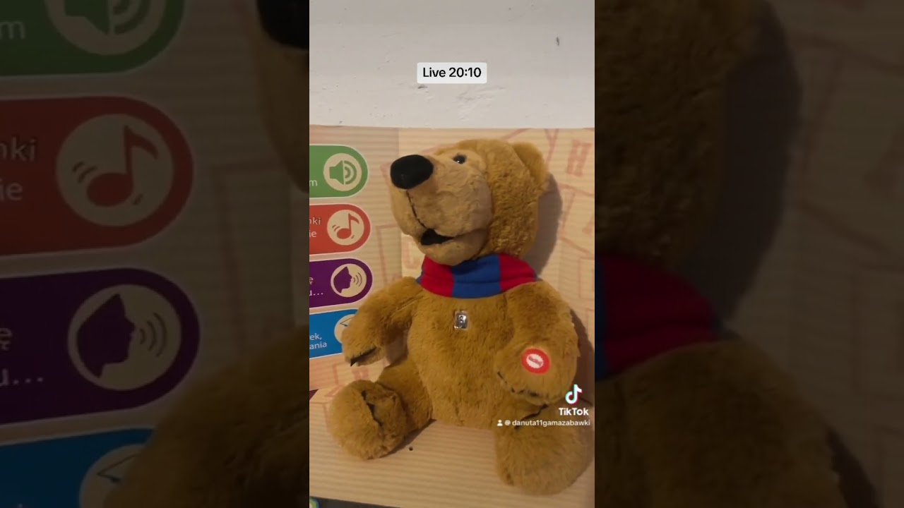 Miś Horacy zaprasza na fb Gama Zabawki live 20:10
