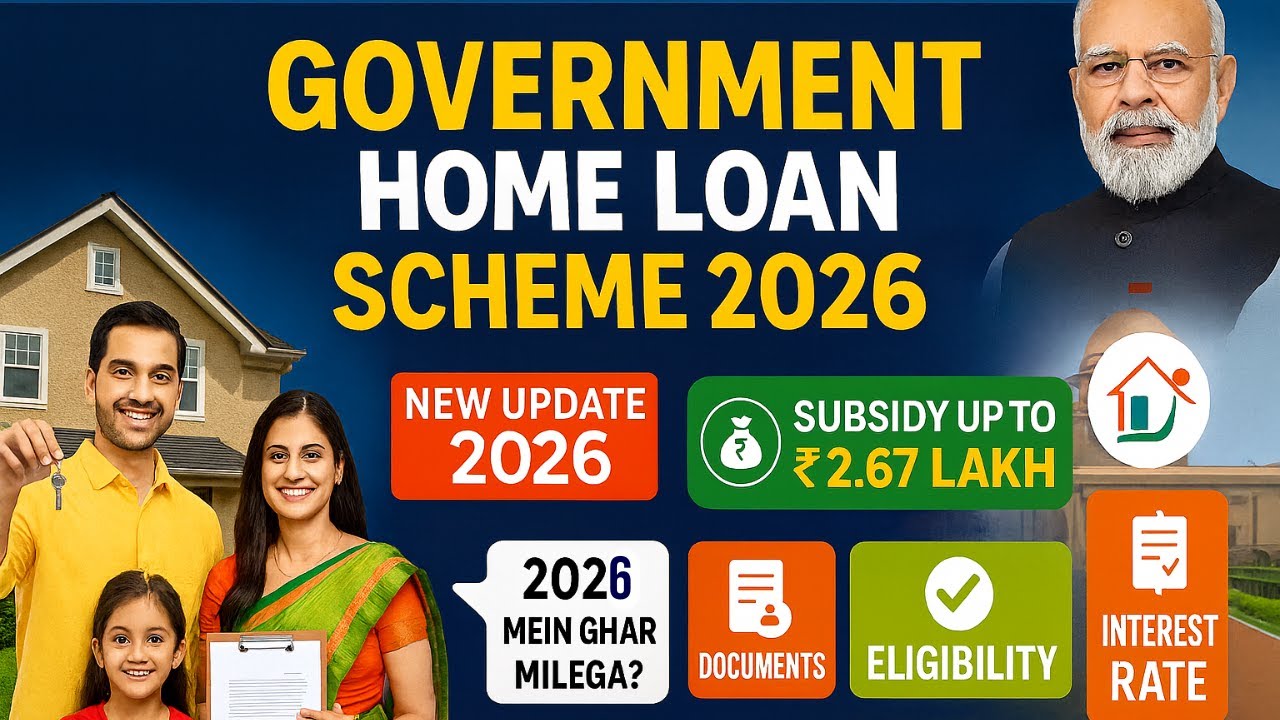 Government Home Loan Scheme 2025 | Home Loan Subsidy 2025 | PM Home Loan Yojana 2025 |
