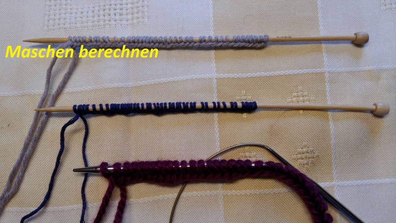 177*STRICKTIPPS*Richtige Garn länge für Maschenanschlag*Stricken Handarbeit