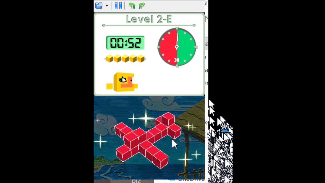Picross 3D (DS) Beginner Puzzles Playthrough