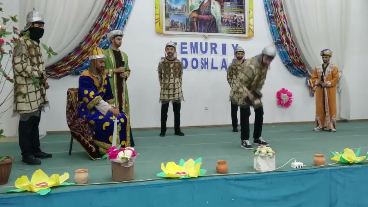 Amir Temur tavalludining 688 yilligi munosabati bilan tadbir õtkazildi. Samarqand shahar 81-maktab