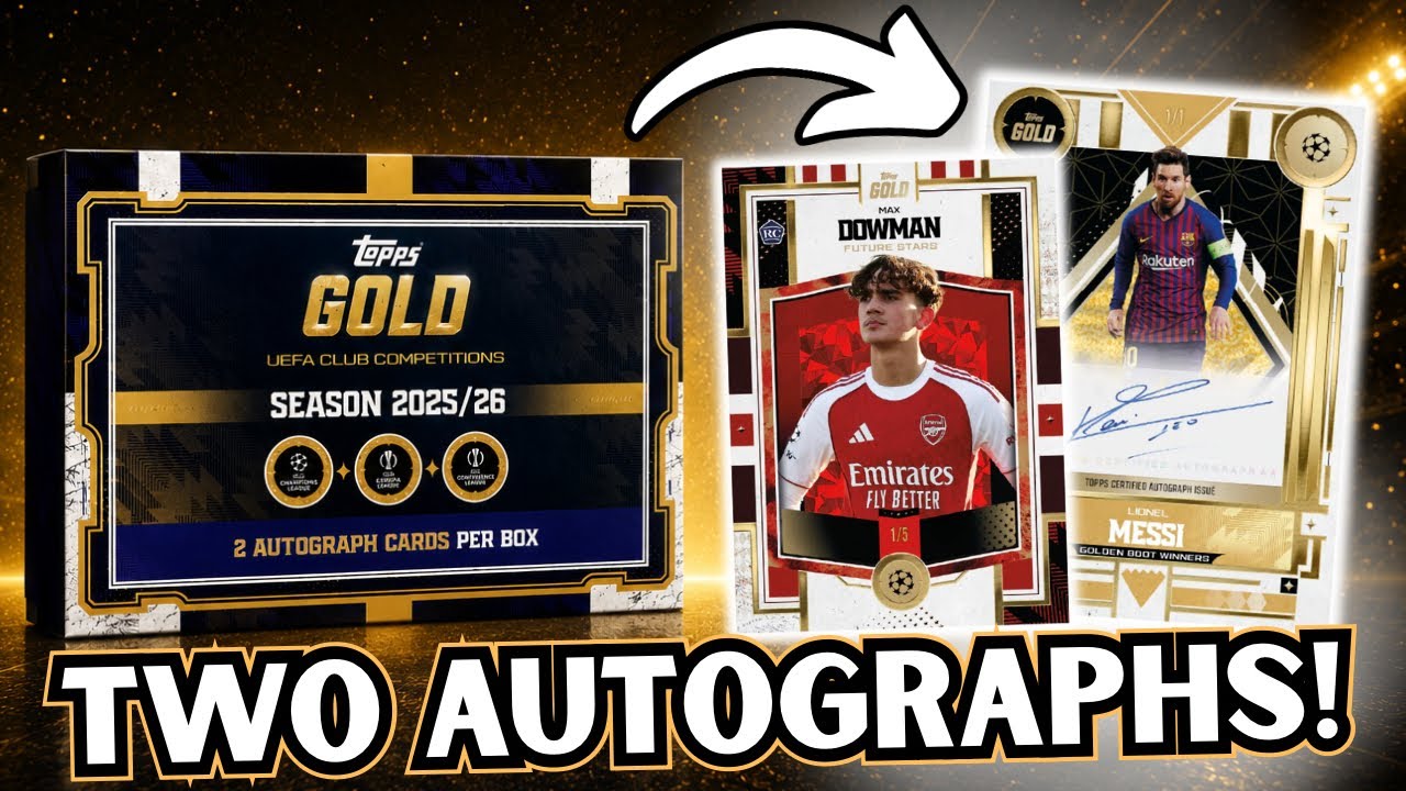НОВИНКА! Открываю коробку Topps Gold UCC 2025/26!