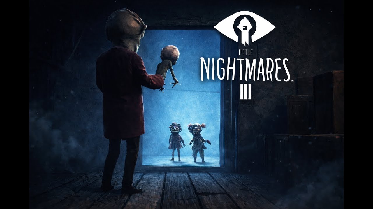 first time playing little nightmares III part 3 -- running away from the clown and the puppet