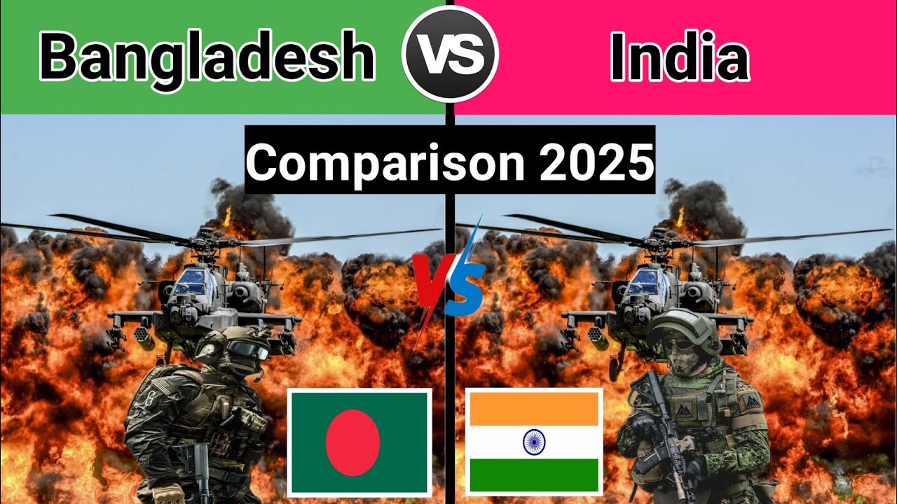 Bangladesh vs India Military Power Comparison 2025 | Bangladesh | vs | India | Military Comparison |