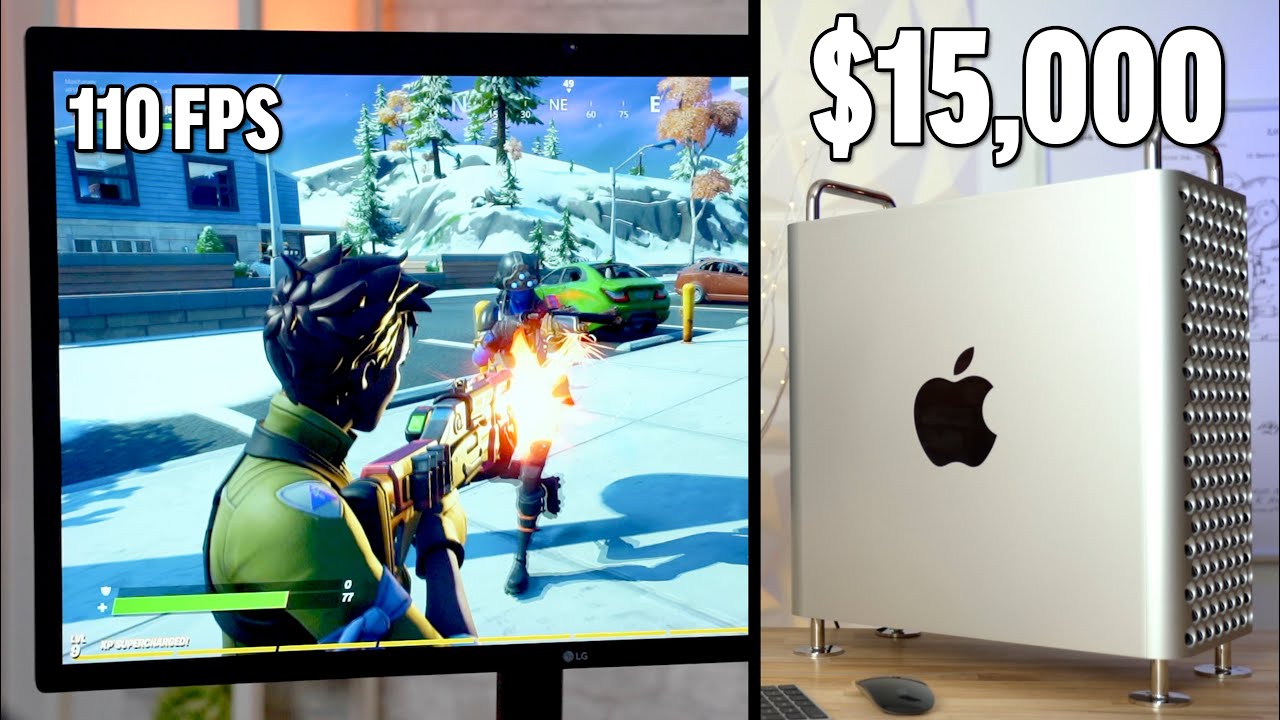 Gaming on a $15,000 Mac Pro! - Vega II Bootcamp