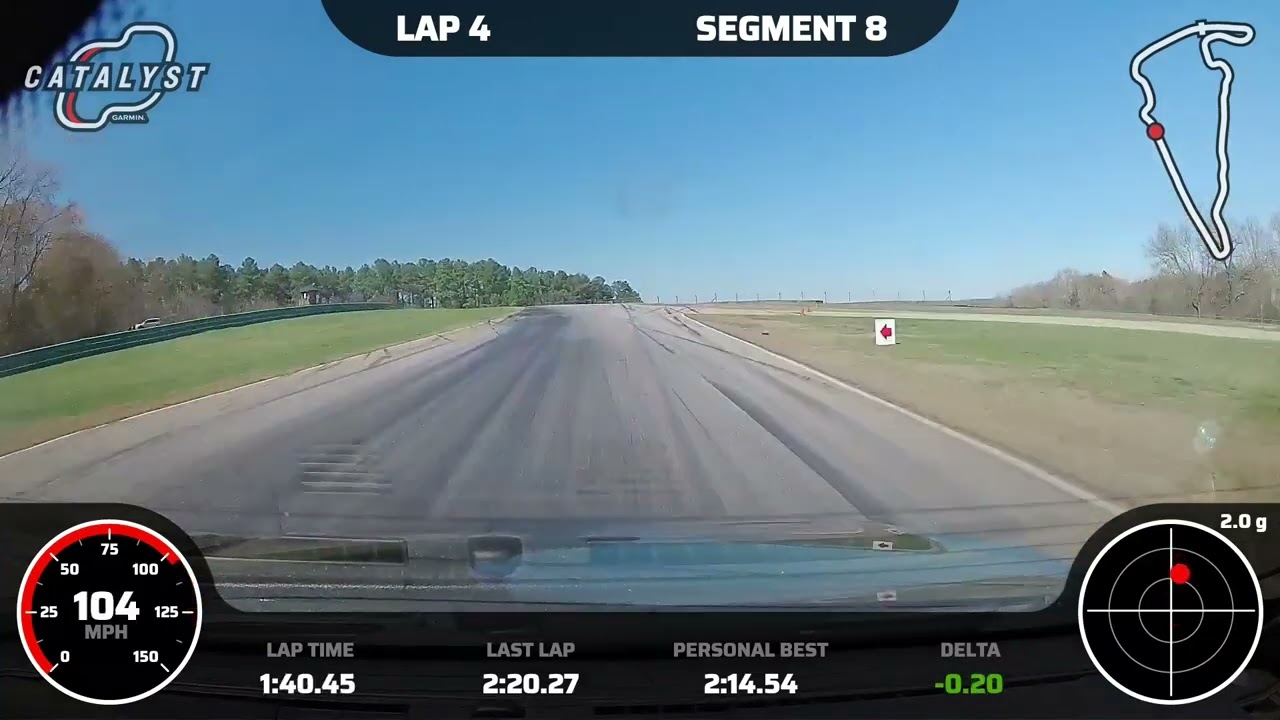 SpecE9x Virginia International Raceway VIR NASA MA TT5 2:13.68 Garmin