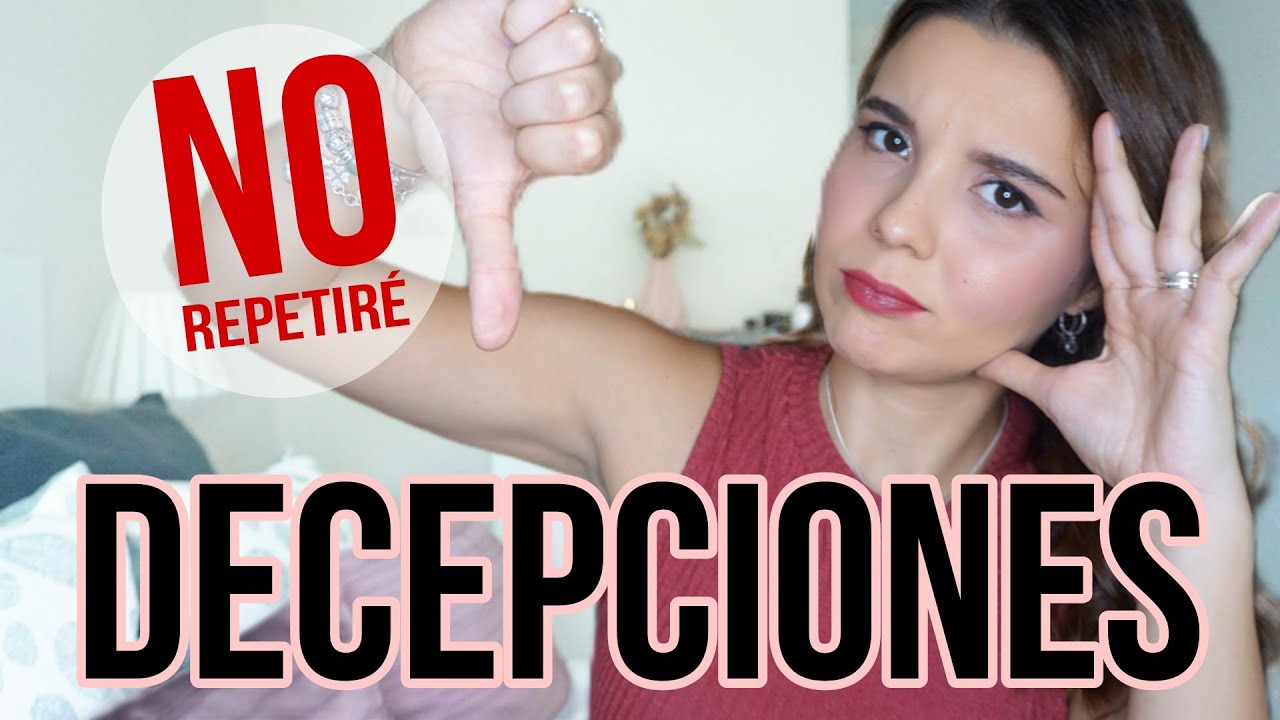 😭 DECEPCIONES DE MAQUILLAJE! NO LOS VOLVERÍA A COMPRAR!!
