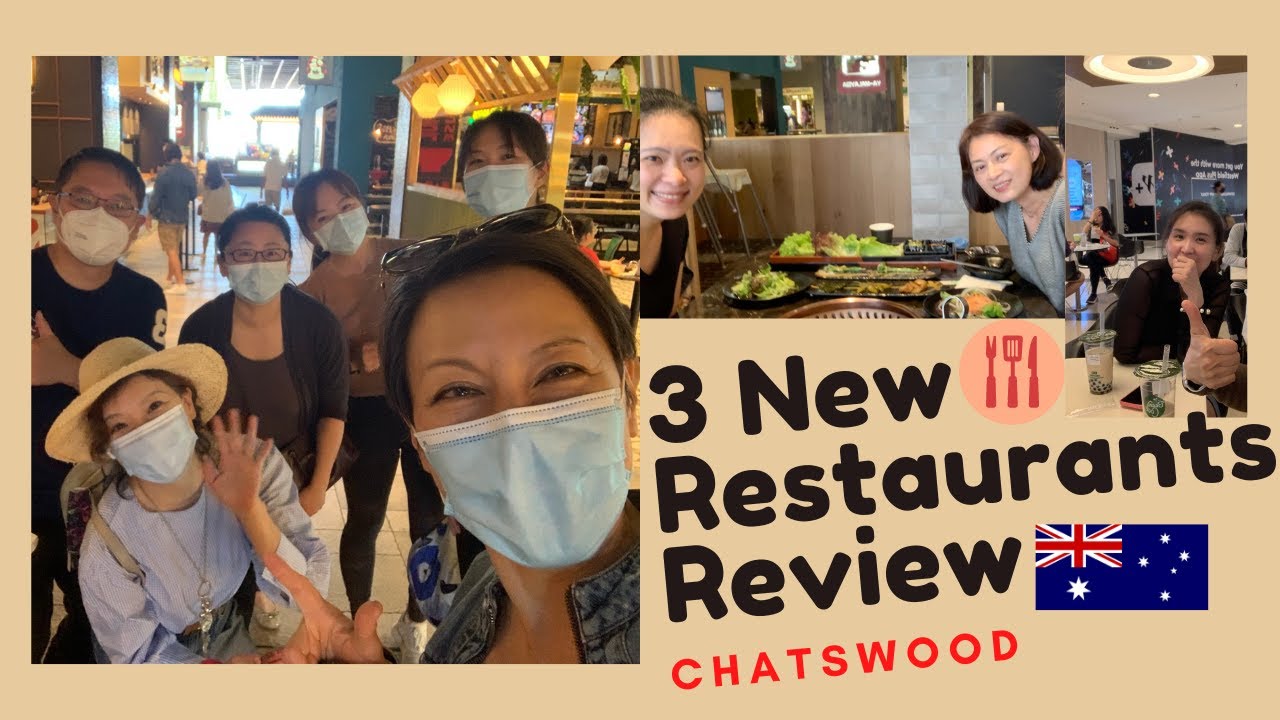 #36 開箱Chatswood 3 New Restaurants 新開的三間新餐廳A Mah, Ebisu, Myung Jang Review