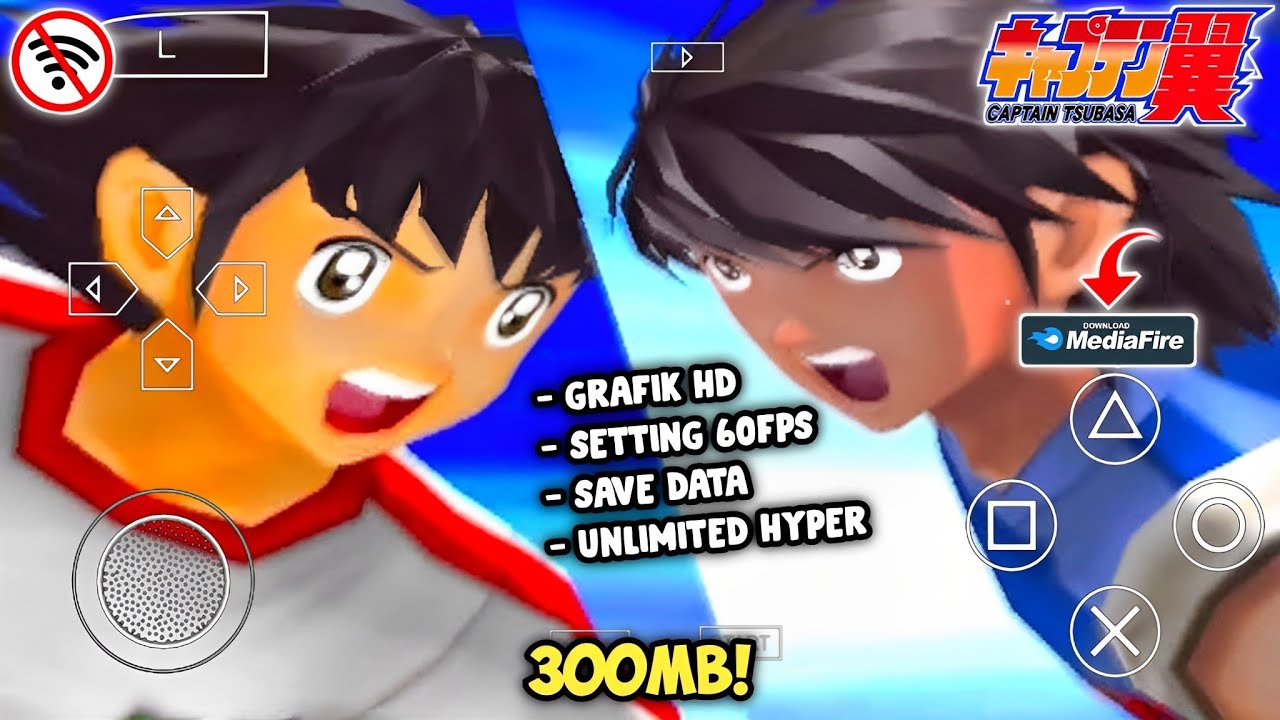 Скачать игру Captain Tsubasa PS2 Small Size на телефон Android + СОХРАНИТЬ ДАННЫЕ и лучшие настройки