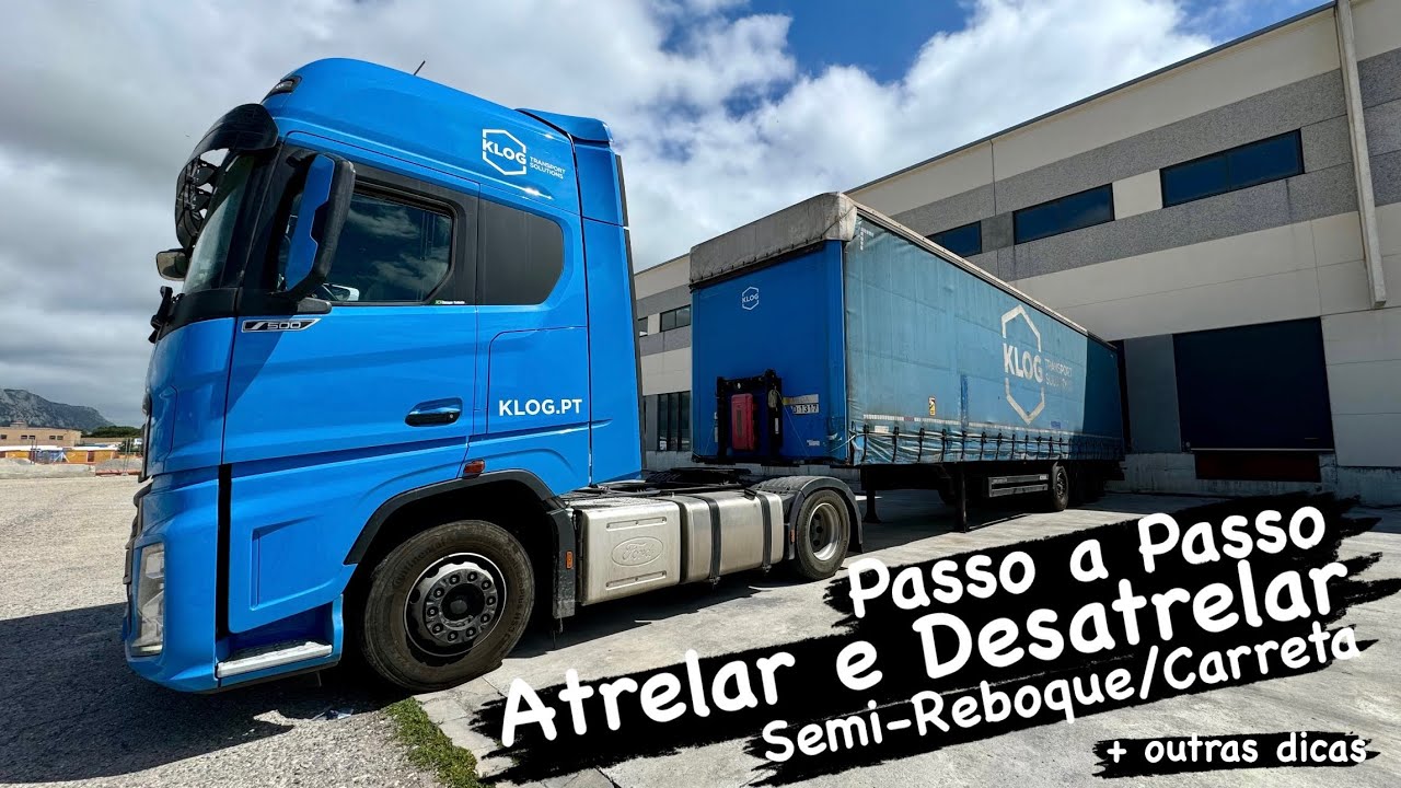 Passo a Passo Atrelar e Desatrelar o SemiReboque/Carreta + Outras Dicas. (Engatar/Desengatar)