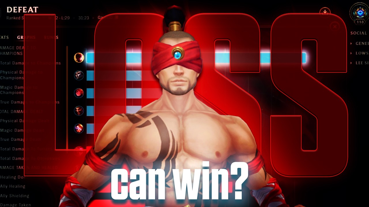 No Matter HOW HARD I Try, Some Games on Lee Sin are UNWINNABLE!